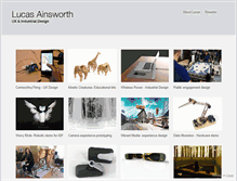 Tablet Screenshot of lucasainsworth.com